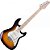 Kit Guitarra Strinberg Sts100 Sb Sunburst Stratocaster Capa Bag - Imagem 2