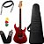 Kit Guitarra Tagima Tg510 Vermelho Ca Tw Series Capa Bag - Imagem 1