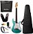 Kit Guitarra Tagima Tg520 Verde Metálico Amplificador Sheldon - Imagem 1