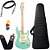 Kit Guitarra Tagima T635 Surf Green Escala Clara Escudo Mg Capa - Imagem 1