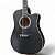 Violão Phx J White AH106 41 bkm Preto Fosco Maciço fishman - Imagem 1