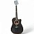 Violão Phx J White AH106 41 bkm Preto Fosco Maciço fishman - Imagem 2