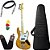 Kit Baixo SX American Alder Jb 4 Cordas Natural Capa Bag - Imagem 1