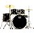 Bateria Mapex Prodigy Dark Black Pratos Completa - Imagem 2