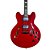 Kit Guitarra PHX Semi Acústica AC1 Vermelho Amplificador Sheldon - Imagem 3