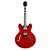 Kit Guitarra PHX Semi Acústica AC1 Vermelho Capa - Imagem 4