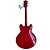 Kit Guitarra PHX Semi Acústica AC1 Vermelho Capa - Imagem 5