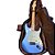 Bag Case guitarra couro Premium Preto e Marrom - Imagem 3