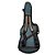 Bag Case guitarra couro Premium Preto e Marrom - Imagem 2