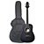 Violão Seizi Baby Akira Black Open Pore Half Cutaway Com Bag - Imagem 1