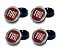 KIT 4PCS SUB CALOTA 49.6MM FIAT PUNTO VERMELHO ORIG - Imagem 1