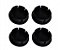 KIT 4PCS SUB CALOTA 49.6MM FIAT PUNTO VERMELHO ORIG - Imagem 2