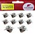 KIT 10 PCS GRAMPO FRISO LATERAL C4/C5/EXPERT - Imagem 1