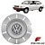 CALOTA CENTRO RODA EUROVAN VW PRATA 4 FUROS - Imagem 1