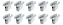 Kit 10Pcs Bucha Moldura Int/Paralama/Soleira/Grade Uno/Argo/Mobi/Palio/Punto /Toro - Imagem 2