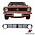 GRADE PASSAT  1974/1978 DOIS FAROIS REDONDO MACH PLAST - Imagem 1