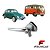 TRINCO QUEBRA VENTO ESQUERDO FUSCA 1959 A 1970 KOMBI 1959 A 1970 CROMADO - Imagem 1