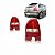 LANTERNA TRASEIRA DO GOL G3 1999 CRISTAL ABA VERMELHO - Imagem 1