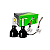 KIT LAMPADA SUPER LED H1 6000K C6 7600 LUMENS - Imagem 1