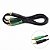 CABO RCA PRETO 1.5M COMUM 5MM - Imagem 1