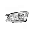 FAROL CORSA CLASSIC 2011 A 2017 MASCARA CROMADA - Imagem 3