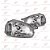 FAROL CORSA/WAGON/PICK-UP 2000 A 2002 CARCACA PRETA/CROMADO - Imagem 2