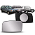 LENTE ESPELHO RETROVISOR GOL VOYAGE PARATI 1988 A 1994 COM BASE BLAWER - Imagem 1