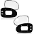 LENTE ESPELHO RETROVISOR GOL BOLA 1995 A 1999 COM BASE BLAWER - Imagem 3