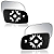 LENTE ESPELHO RETROVISOR FOX 2003 A 2009 COM BASE BLAWER - Imagem 3