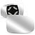 LENTE ESPELHO RETROVISOR CORSA MONTANA 2003 A 2011 COM BASE BLAWER - Imagem 2
