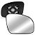 LENTE ESPELHO RETROVISOR CELTA 2001 A 2006 COM BASE BLAWER - Imagem 4