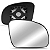 LENTE ESPELHO RETROVISOR CELTA 2001 A 2006 COM BASE BLAWER - Imagem 2