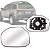 LENTE ESPELHO RETROVISOR PALIO ADVENTURE IDEA STRADA 2009 EM DIANTE COM BASE BLAWER - Imagem 1