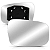 LENTE ESPELHO RETROVISOR UNO VIVACE 2010 A 2021 COM BASE BLAWER - Imagem 2