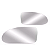 LENTE ESPELHO RETROVISOR FOCUS 2001 A 2008 COM BASE BLAWER - Imagem 2