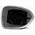 LENTE ESPELHO RETROVISOR IDEA 2011 A 2016 COM BASE BLAWER - Imagem 5
