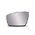 LENTE ESPELHO RETROVISOR FORD KA 2015 EM DIANTE COM BASE BLAWER - Imagem 2