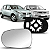 LENTE ESPELHO RETROVISOR CLIO SCENIC 1999 A 2012 COM BASE BLAWER - Imagem 1