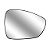 LENTE RETROVISOR CITROEN C3 2003 a 2012 PICASSO COM BASE BLAWER - Imagem 4
