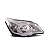 FAROL AGILE 2010 A 2014 MONTANA 2010 A 2021 CROMADO - Imagem 2