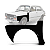 PARALAMA FIAT 147 CITY 1976 A 1980 LADO ESQUERDO MOTORISTA - Imagem 1
