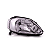 FAROL FOX 2003 A 2010 FOCO SIMPLES CROMADO - Imagem 2