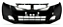 PARACHOQUE DIANTEIRO FIT 13/14 PRETO LISO C/ FURO DO MILHA - Imagem 2