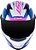 CAPACETE FF358 CLASSIC DRAZE BRANCO/AZUL/ROSA LS2 - Imagem 2