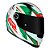 CAPACETE FF358 CLASSIC DRAZE BRANCO/VERDE LS2 - Imagem 4