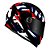 CAPACETE FF358 CLASSIC TANK VERMELHO/AZUL LS2 - Imagem 2