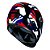 CAPACETE FF358 CLASSIC TANK VERMELHO/AZUL LS2 - Imagem 5