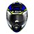 CAPACETE FF397 VECTOR EVO RIDER CINZA/AZUL/AMARELO LS2 - Imagem 3