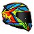 CAPACETE FF802 RAZOR SHARP AMARELO NORISK - Imagem 3