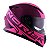 CAPACETE FF302 SOUL SOUL MANTY ROSA NORISK - Imagem 3
